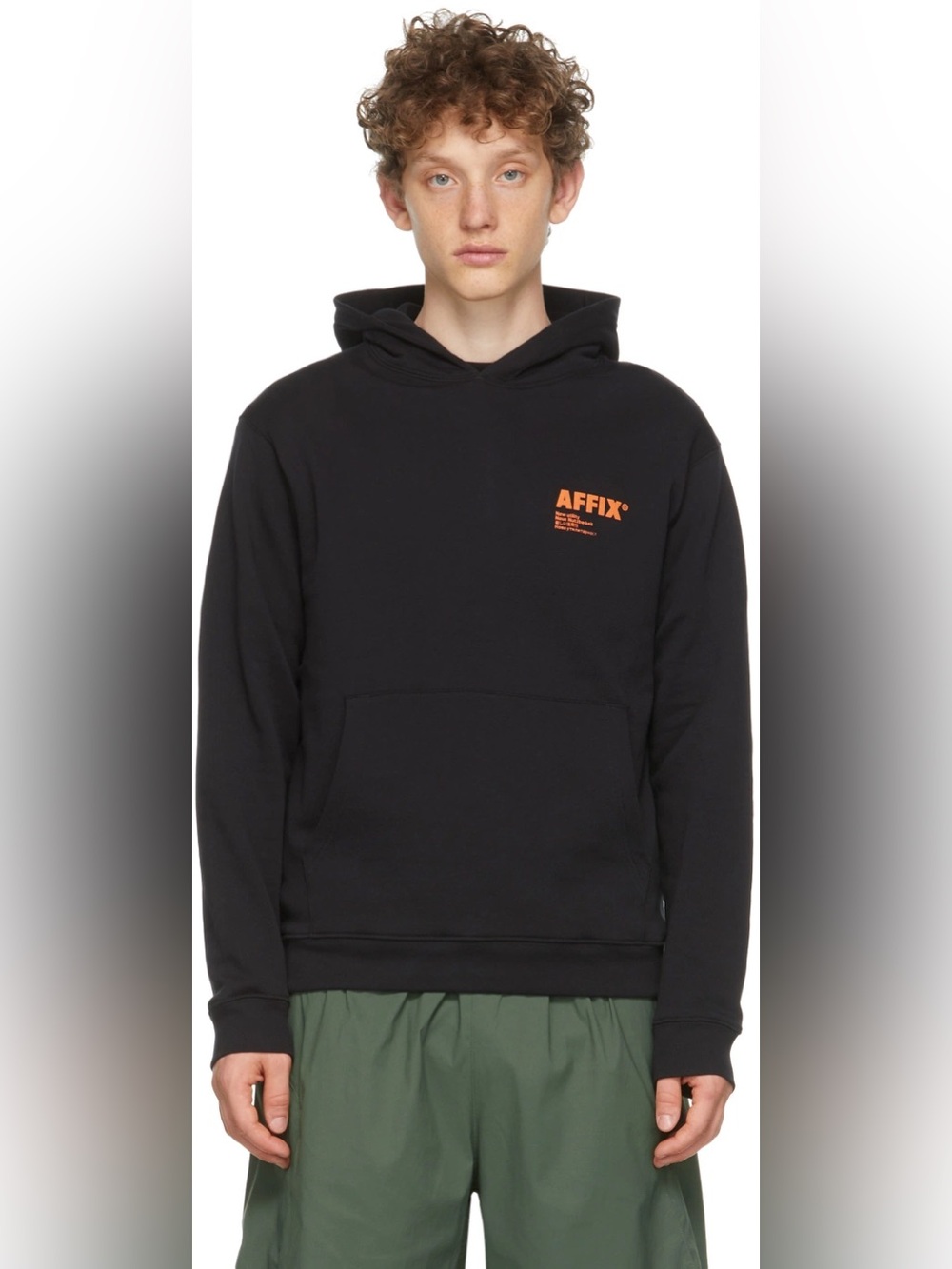 Affix logo hoodie